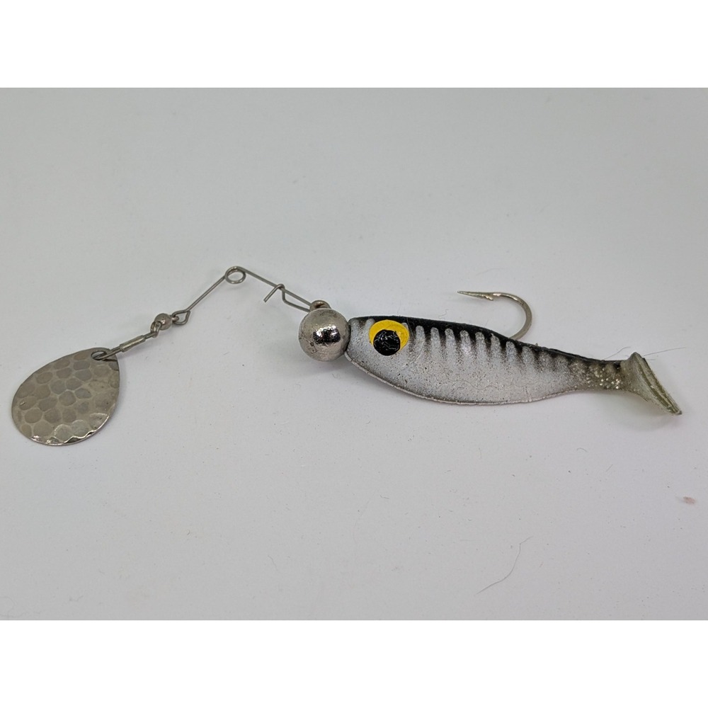 Vintage Micro‎ Minnow Swim Bait With Jig Spinner